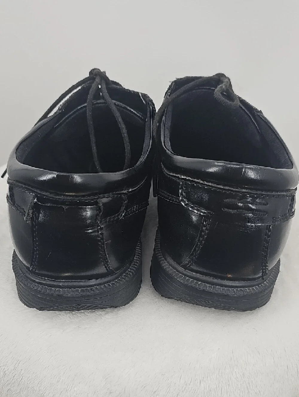 Nunn Bush Oxford Men's Black Lace-Up Leather Dress Shoes Size 11M